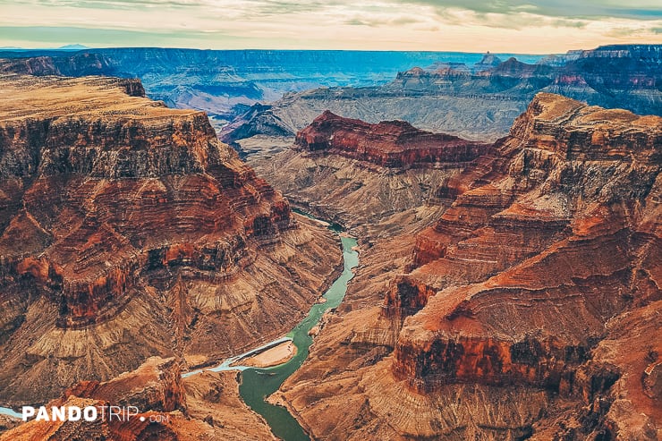 Aerial view of Grand Canyon