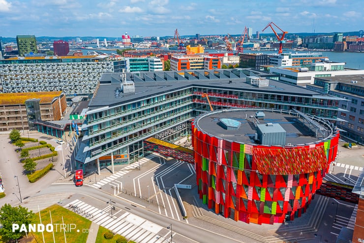 Aerial view of Kuggen building