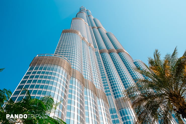 Close view of Burj Khalifa