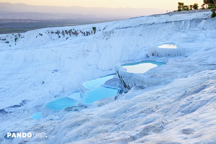 Cotton Castle with pools in Turkey