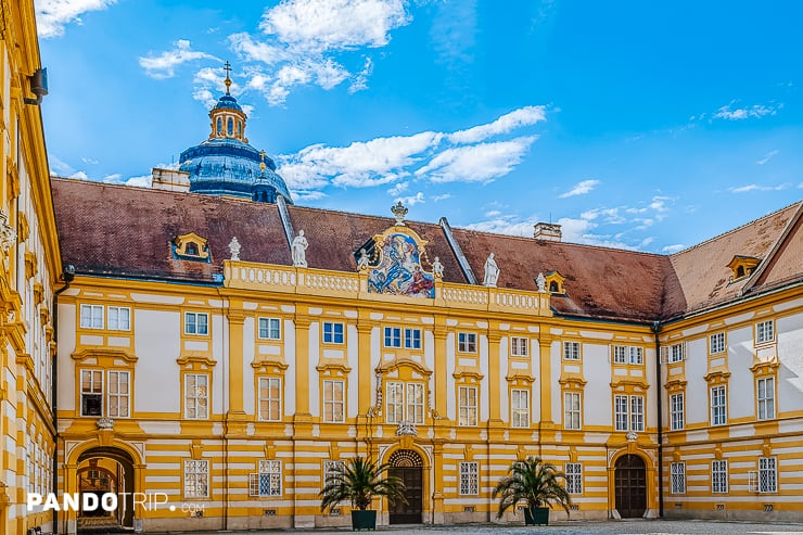 Courtyard of Melk Abbey