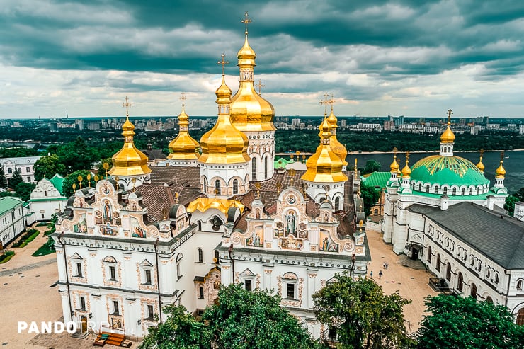 Cupolas of Kyiv Pechersk Lavra