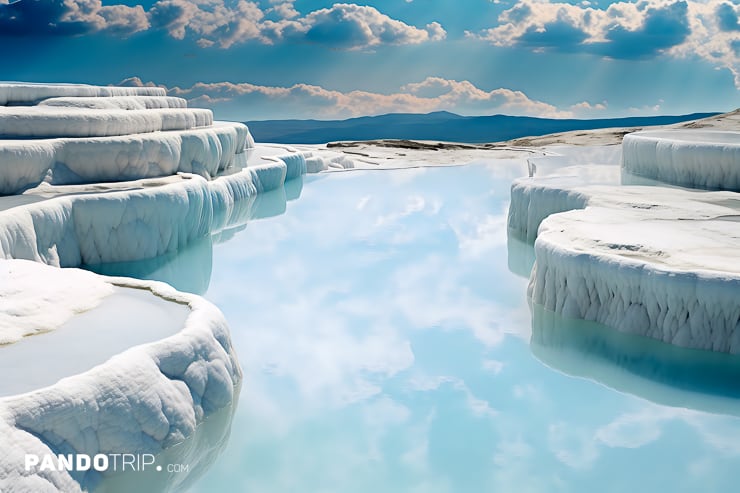 Dazzling White Landscape of Pamukkale