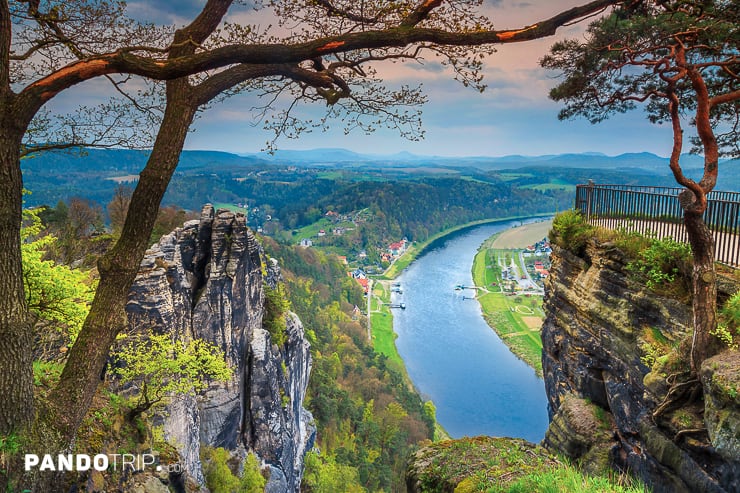 Elbe river, Bastei