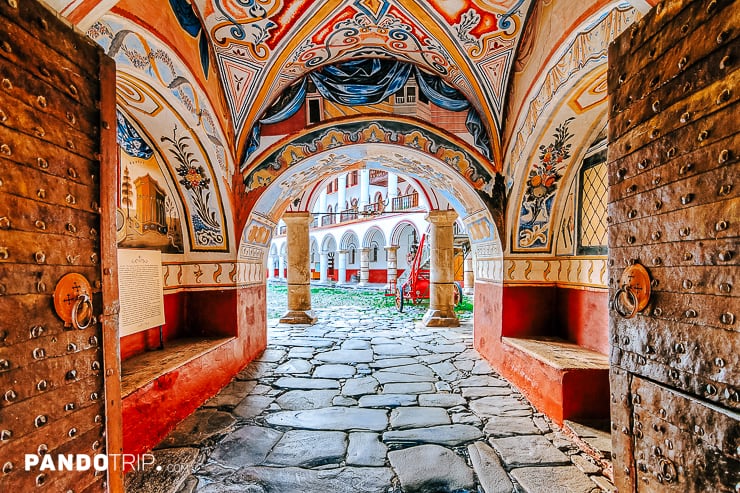 Entrance gate to the Rila monastery