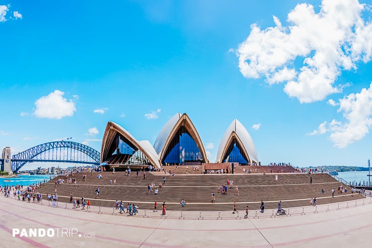 Forecourt of Sydney Opera House