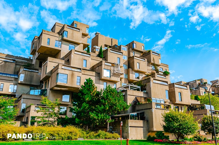 Habitat 67 in Montreal, Canada