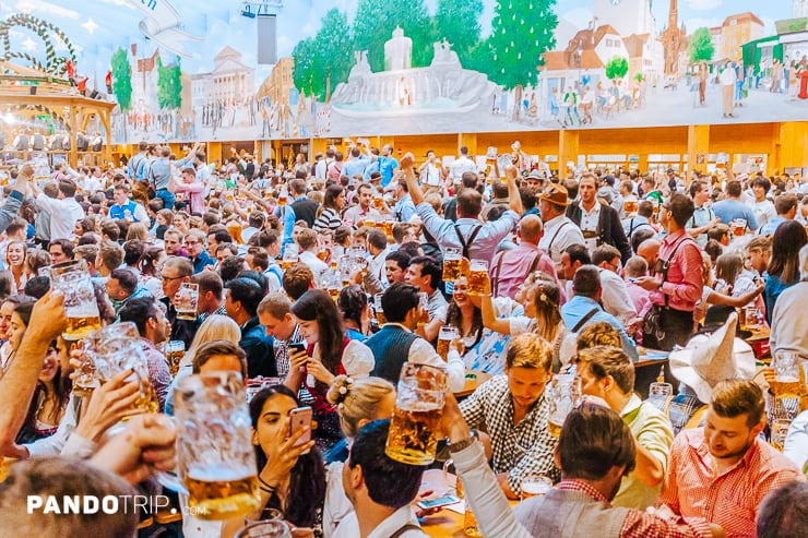 Hacker-Pschorr tent, Oktoberfest, Munich