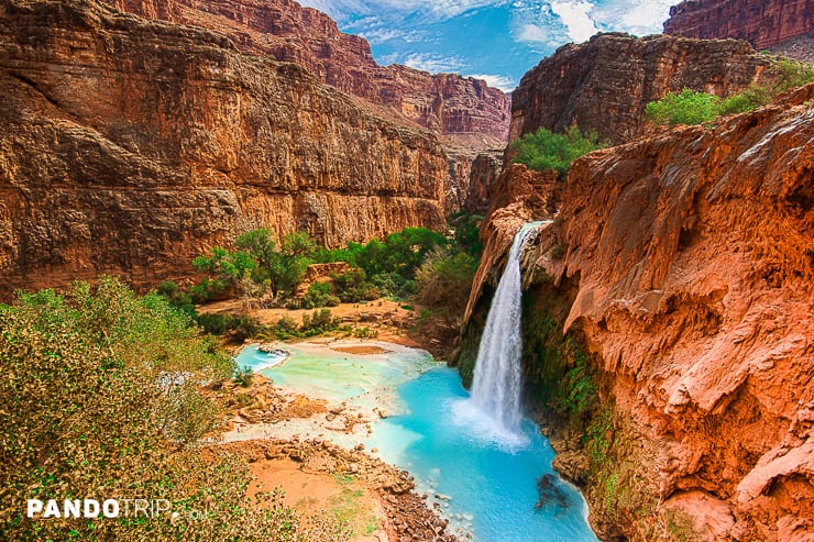 Havasu Falls in the Grand Canyon, Arizona