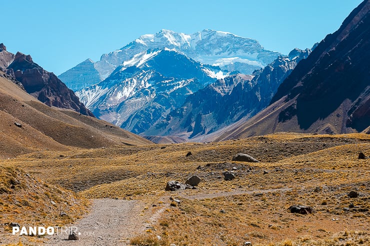Icy mountains of Aconcagua