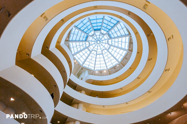 Interior of the Solomon R. Guggenheim Museum