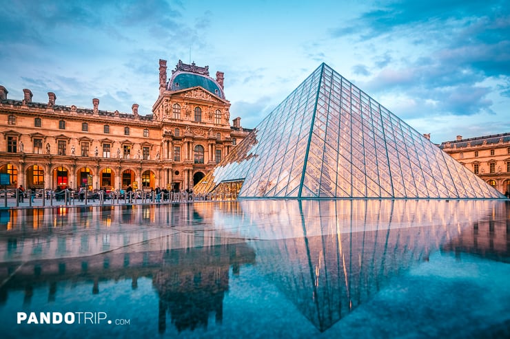 Louvre Museum and the Pyramid