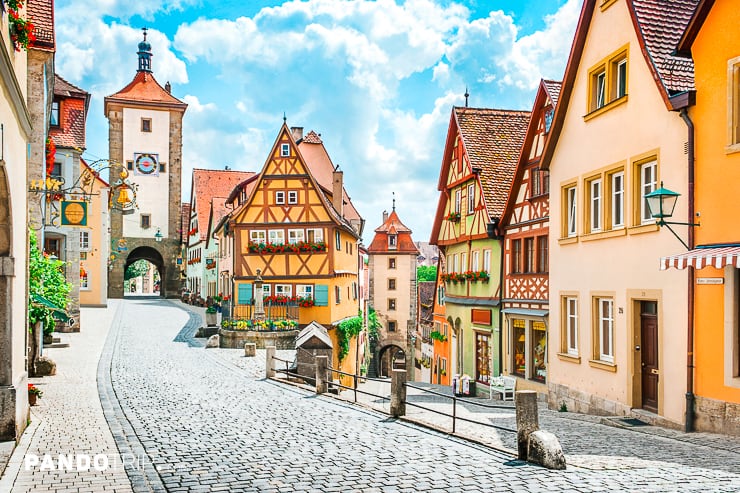 Medieval town of Rothenburg ob der Tauber