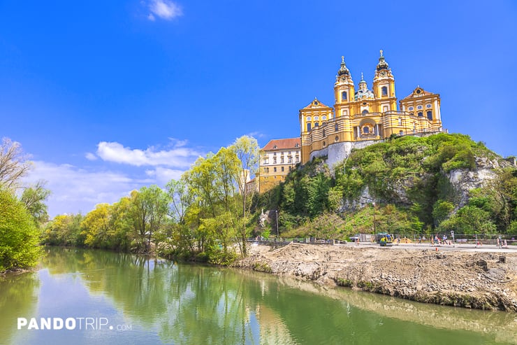 Melk Abbey and Danube River