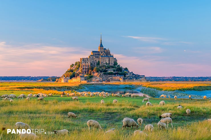 Mont Saint-Michel in France