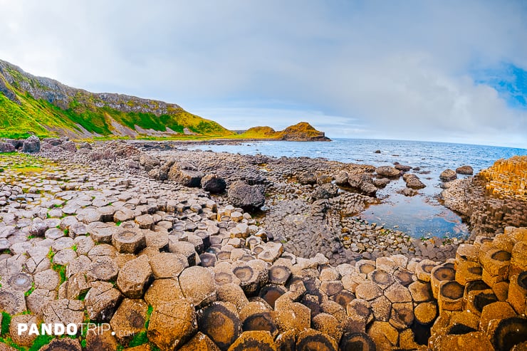 Panorama of Giants Causeway