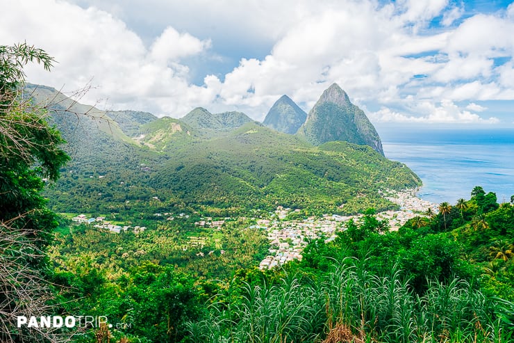 Pitons in St Lucia