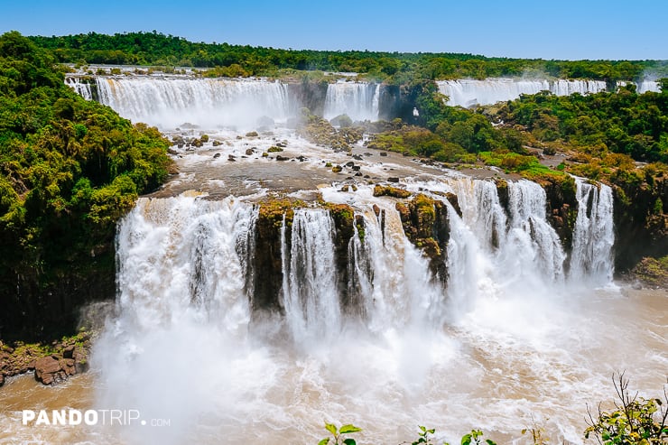 View of Iguazu Falls