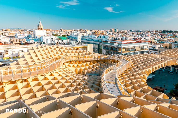 Walkway and viewing platform on top of the Setas de Sevilla