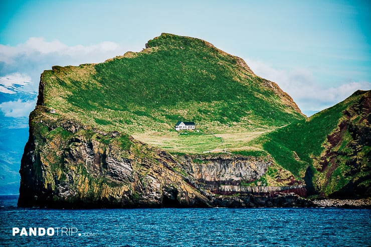 World's Loniest House on Ellidaey Island