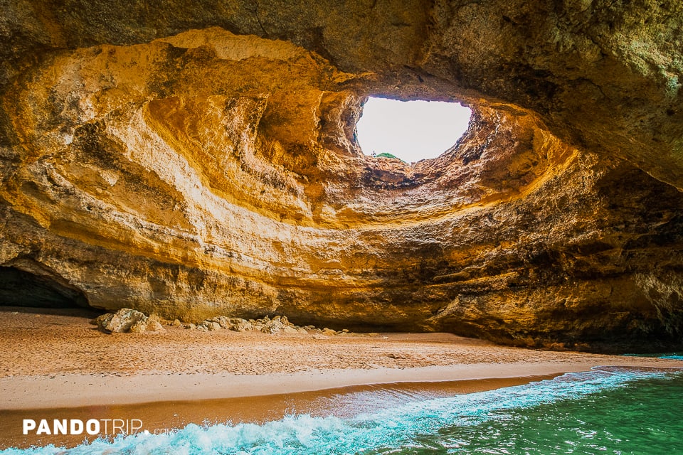 Dramatic Caves and Grottoes in the Algarve, Portugal