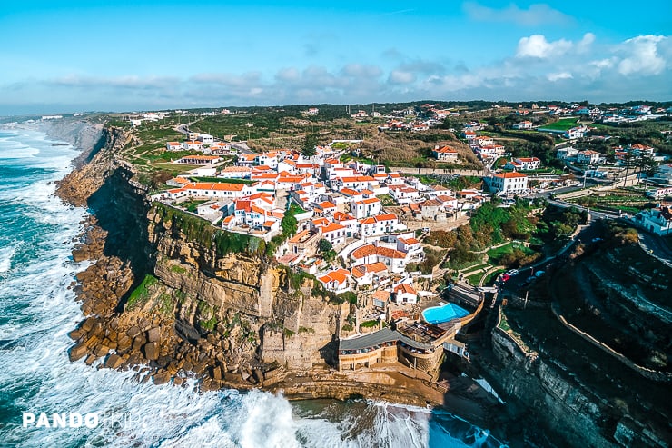 Aerial view of Azenhas do Mar