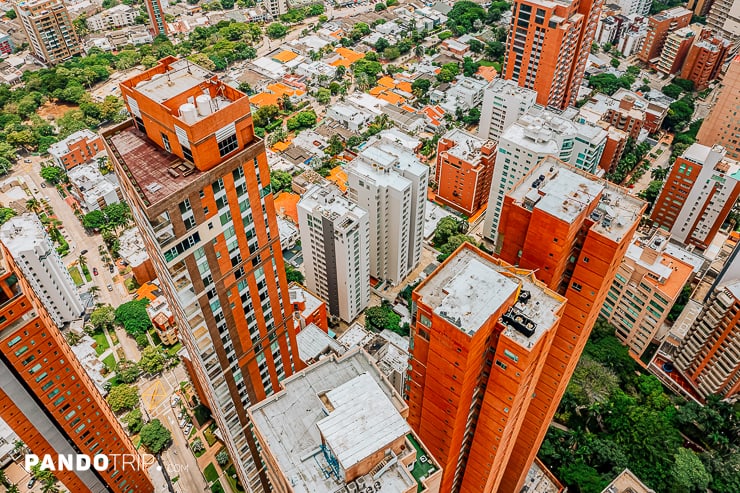 Aerial view of Barranquilla