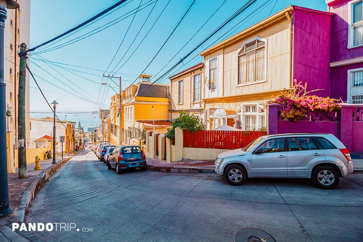 Cerro Concepcion neighbourhood in Valparaiso