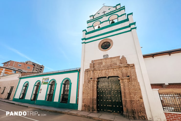 La Portada del Beaterio pilgrimage center in Oruro