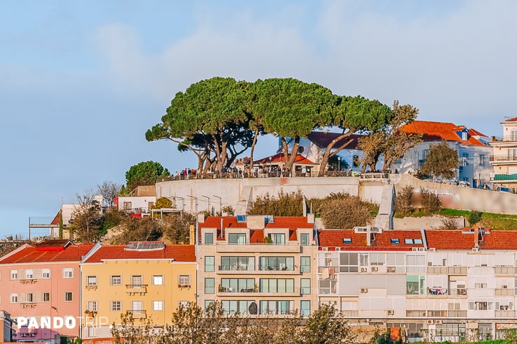 People at Miradouro da Senhora do Monte