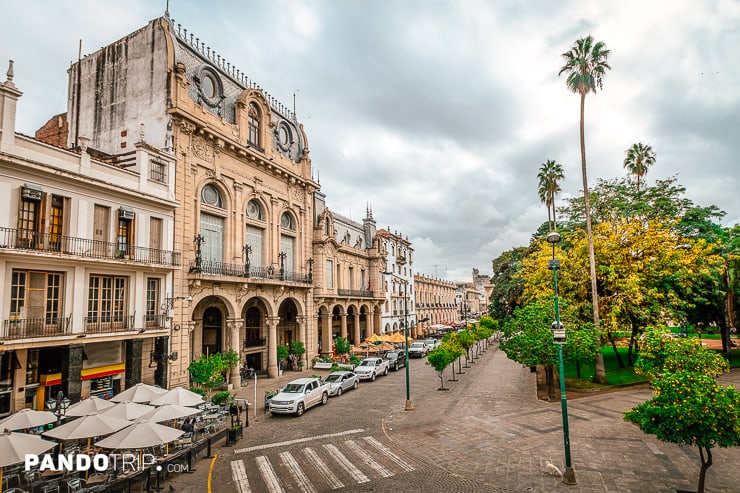 Plaza 9 de Julio Square in Salta