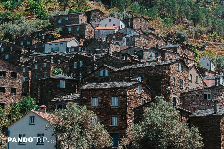 Schist stone houses in Piodao