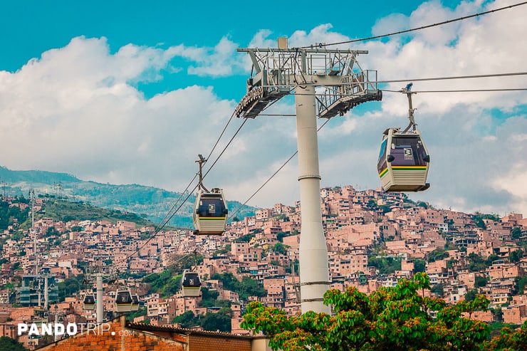 The Metrocable system in Medellin is a hallmark of innovative urban transportation