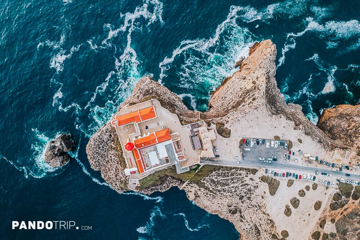 Top view of Cabo de San Vicente