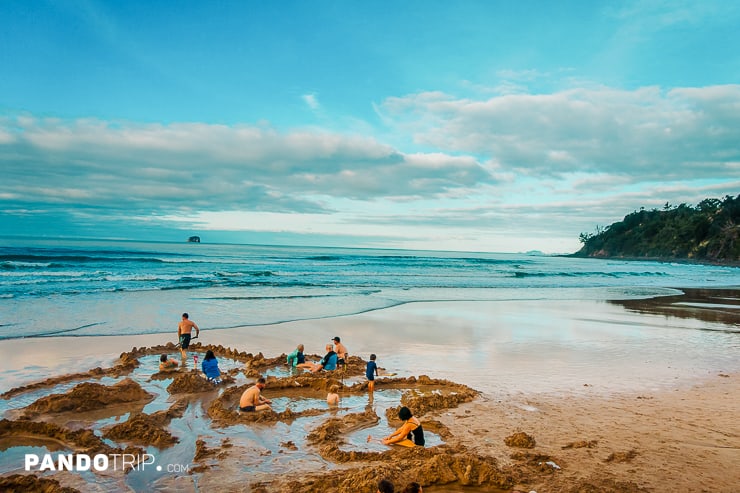 DIY Geothermal Pools at Hot Water Beach, Coromandel