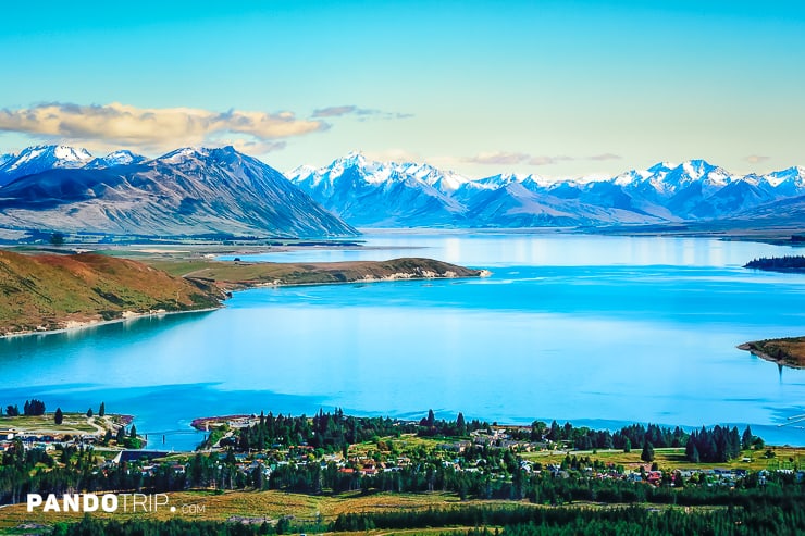 Panorama of Lake Tekapo