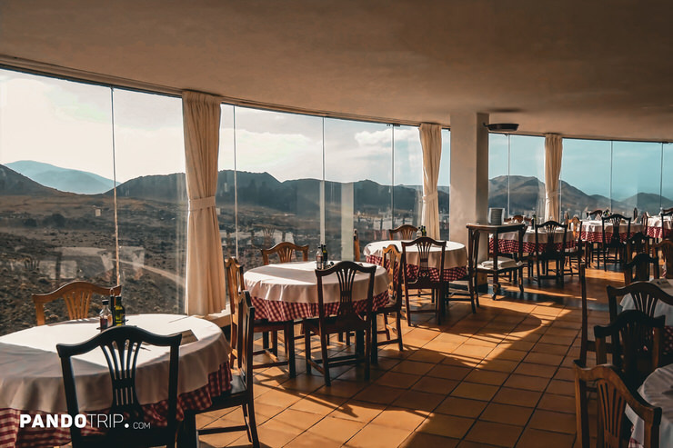 Interior of El Diablo restaurant