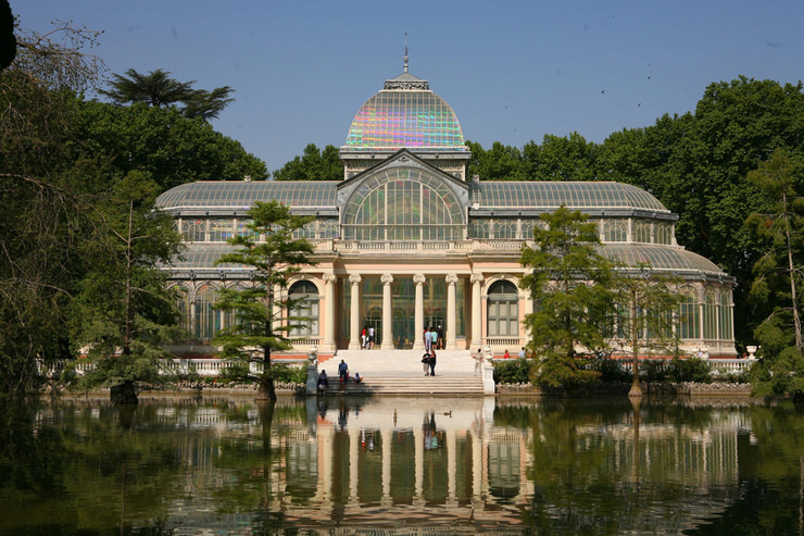 Crystal Palace in Madrid's Retiro Park