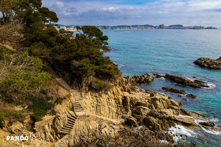 Camí de Ronda coastal trail between Platja d'Aro and Sant Antoni de Calonge