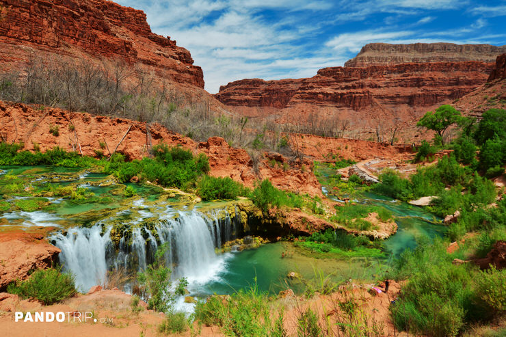 Havasu Creek and Navajo Falls