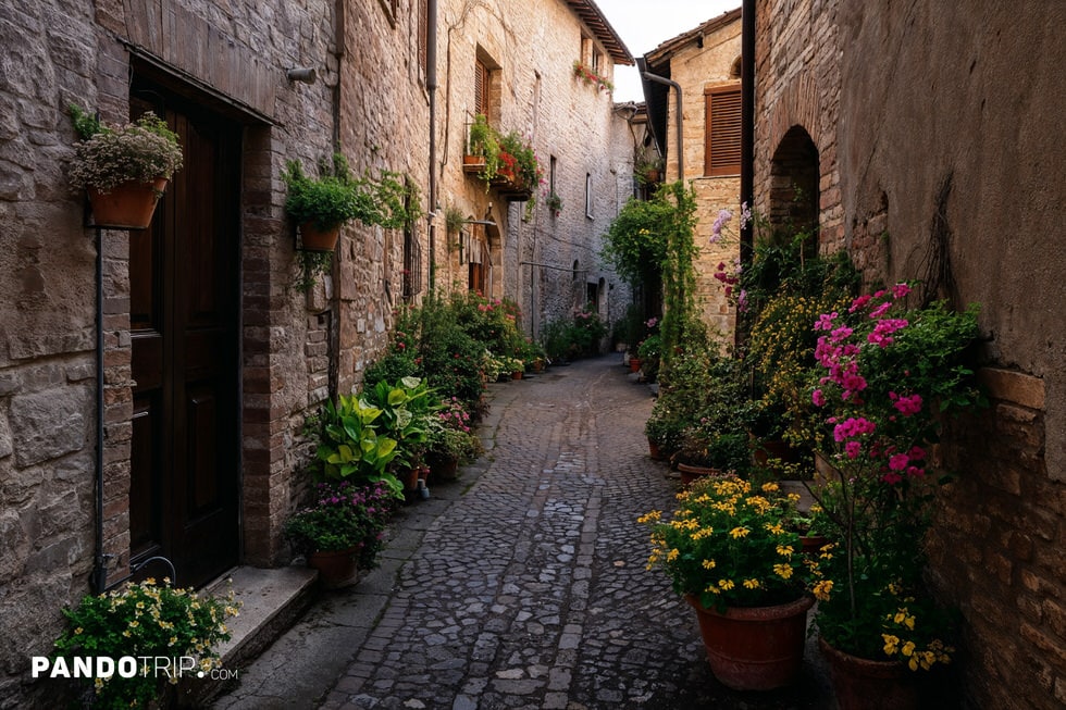 Streets of Spello: Wandering Italy’s Most Colorful Medieval Village